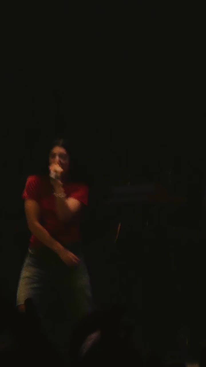 Lorde performing onstage