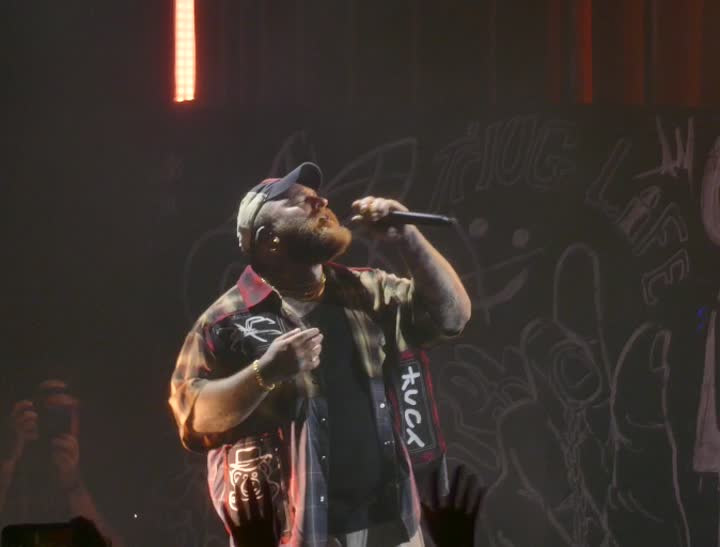 Teddy Swims performing onstage